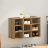 Shoe Cabinet Artisan Oak 77.5 x 30 x 51 cm Engineered Wood 875207