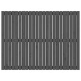 Wall Headboard Grey 146.5x3x110 cm Solid Wood Pine 824945