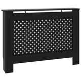 Radiator Cover Black 112x19x81.5 cm MDF 288192