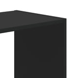 Bookcase Black 68.5x32x75 cm Engineered Wood 852808
