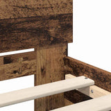 Bed Frame with Headboard Old Wood 180 x 200 cm Engineered Wood 3403595