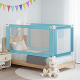 Toddler Safety Bed Rail Blue 160x25 cm Fabric 10212
