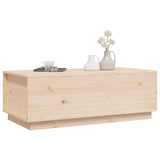 Coffee Table 100x50x35 cm Solid Wood Pine 813420