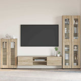 Sideboard FLORIN Sonoma Oak 55.5 x 29 x 100 cm Engineered Wood 880253