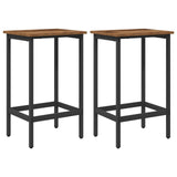 Bar Stool 2 pcs Old Wood 40 x 32 x 64 cm Engineered Wood 8006136