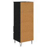Highboard Black Oak 40 x 36 x 110 cm Engineered Wood 882743