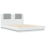 Bed Frame without Mattress White 120x200 cm 3209926