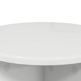 Plant Stand 2 pcs High Gloss White 40 x 40 x 40 cm 899730