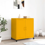 Sideboard Mustard Yellow 68x39x72 cm Steel 846659