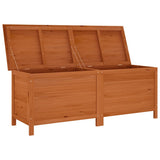 Garden Storage Box Brown 150x50x56.5 cm Solid Wood Fir 364759