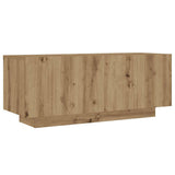 Bedside Cabinet Artisan Oak 100x35x40 cm Engineered Wood 3329174