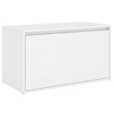 808666 Hall Bench 80x40x45 cm White Engineered Wood