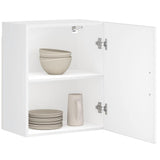 Kitchen Wall Cabinets 2 pcs Porto White Engineered Wood 854038