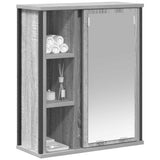 Bathroom Wall Cabinet with Mirror Grey Sonoma 50x21x60 cm 861905