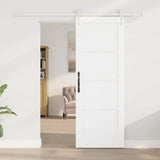 Sliding Door ORKDAL White 73.5 x 198.5 cm Solid Pine Wood 3333747