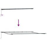 Retractable Awning Multicolour 600 x 350 cm 3331737