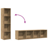 Book Cabinet/TV Cabinet Artisan Oak 36x30x143cm Engineered Wood 855813