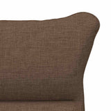 Armchair Brown 69 x 74 x 93 cm Fabric 42001869