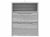 Bedside Table Grey Sonoma 40 x 30 x 467 cm Engineered Wood 888919