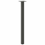 ZNTS Coffee Table Legs 4 pcs Anthracite 72-74 cm Steel 4012458