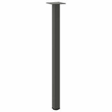 ZNTS Coffee Table Legs 4 pcs Anthracite 72-74 cm Steel 4012458