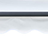 Manual Retractable Awning with LED 300x250 cm Cream 3055221