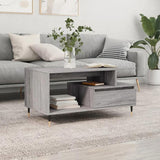 Coffee Table Grey Sonoma 90x49x45 cm Engineered Wood 831018