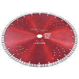 ZNTS Diamond Cutting Disc with Turbo and Holes Steel 350 mm 143236