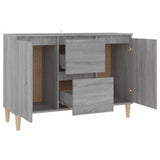 Sideboard Grey Sonoma 103.5x35x70 cm Engineered Wood 815163