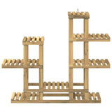 Plant Stand White 118 x 25 x 96.5 cm Solid Acacia Wood 903091