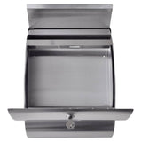 Double Mailbox on Stand Stainless Steel 271747