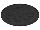 Stepping Stone 6 pcs Black 44 x 2 cm Rubber 42030076