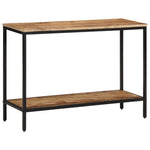 Console Table 100x35x70 cm Solid Rough Wood Mango 374071