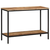Console Table 100x35x70 cm Solid Rough Wood Mango 374071