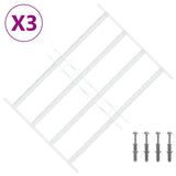 Security Grille for Windows with 4 Crossbars 3 pcs 43-74 cm 42031306