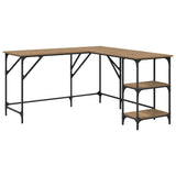 Desk Artisan Oak 139 x 139 x 75 cm Engineered Wood 882866
