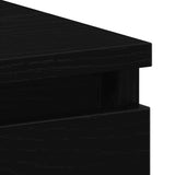 Desk Black Oak 90x45x76 cm Engineered Wood 862490