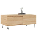 Coffee Table Sonoma Oak 90x50x36.5 cm Engineered Wood 830807