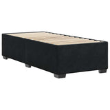 Bed Frame without Mattress Black Single Velvet 3284680