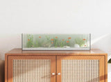 Aquarium with Storage Transparent 60 x 20 x 20 cm Glass 42020383