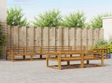 Outdoor Sofa Set 8 pcs Natural Solid Acacia Wood 3367742