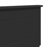 Headboard Black Oak Engineered wood 888276