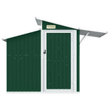 Garden Shed Green 270x130x208,5 cm Galvanised Steel 316242