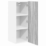Hanging Cabinet Grey Sonoma and White 30 x 31 x 80 cm 884252