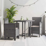 Garden Chair 2 pcs Light Grey 53 x 49 x 85 cm Polypropylene 847464