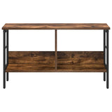 Bookshelf 2-Tier 82 x 32 x 47 cm Engineered Wood Smoked Oak 884002