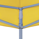 Party Tent Roof 6x3 m Yellow 270 g/m 315335