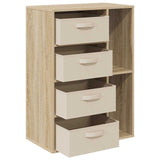 Sideboard with Drawer Sonoma Oak 60 x 33.5 x 84 cm 8000470