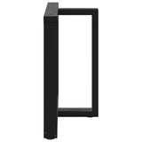 Dining Table Legs T-Shaped 2 pcs Black 100x35x cm Steel 4013068