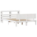 Bed Frame with Headboard without Mattress White 120x200 cm 3306085